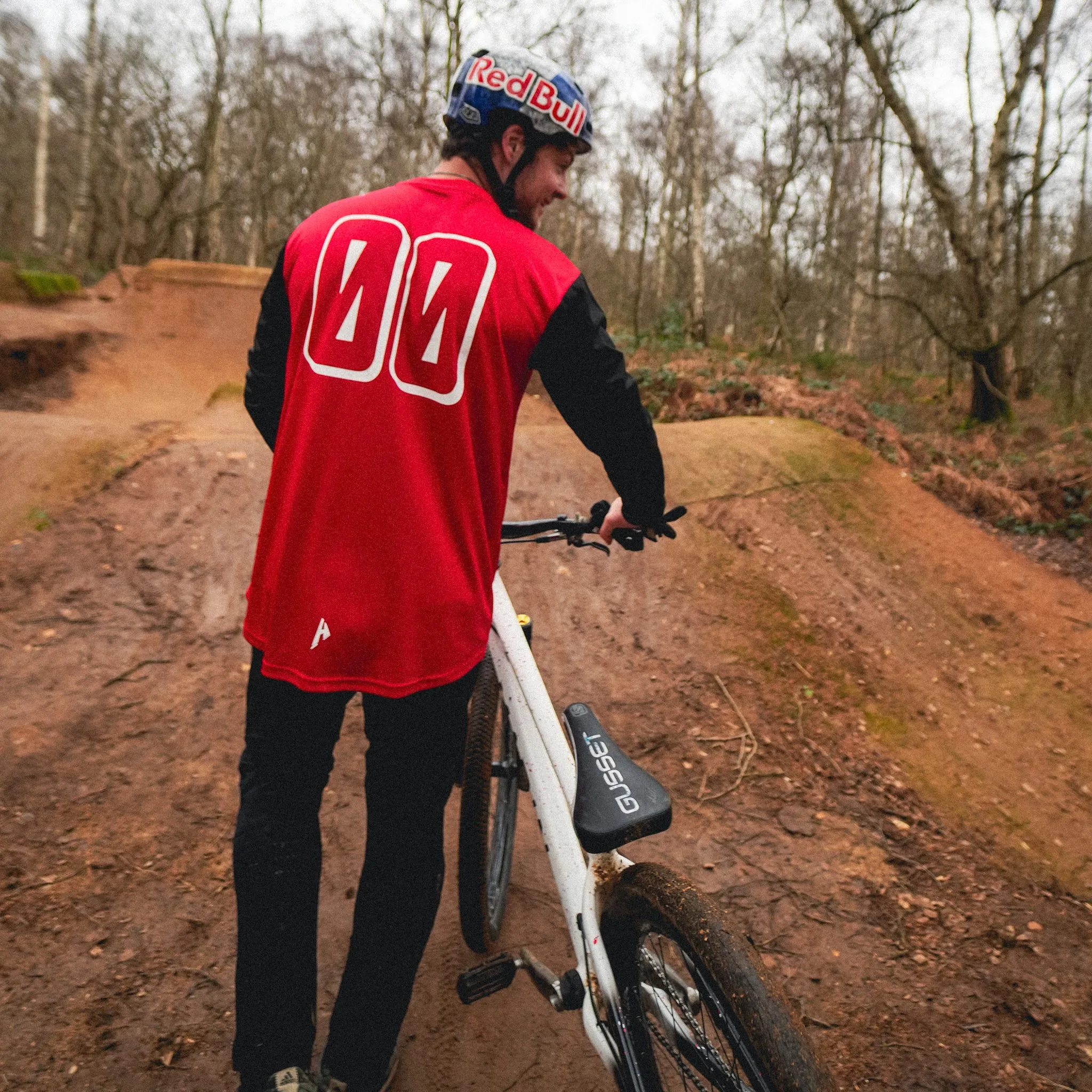 Cadence Long Sleeve Jersey | Racing Red
