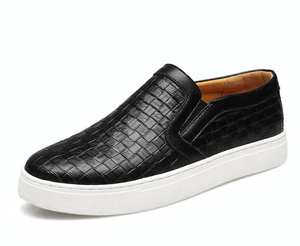 Men's Plaited Casual Slip-On
